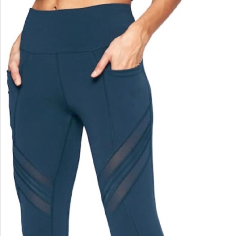 NWOT Athleta Up for Anything Mesh Leggings